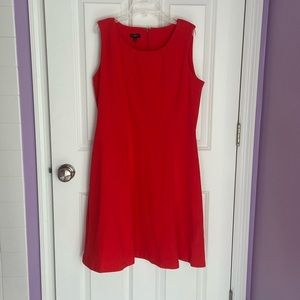 NWT Red-Orange Talbots Shift Dress Petite